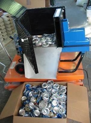 Electric Soda Pop Beer Can Crusher